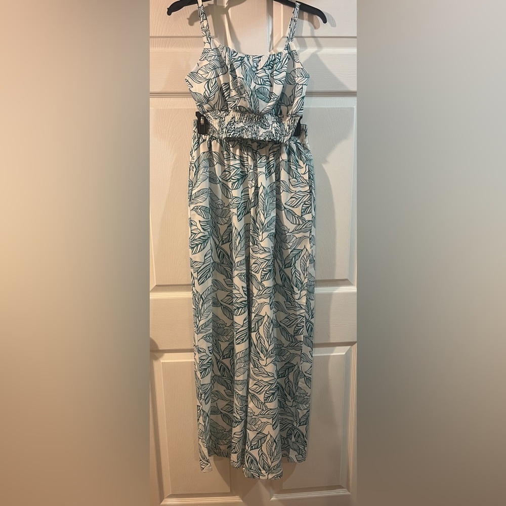 Leaf Print Pants and Crop Top - Youth size L - NEW with tags